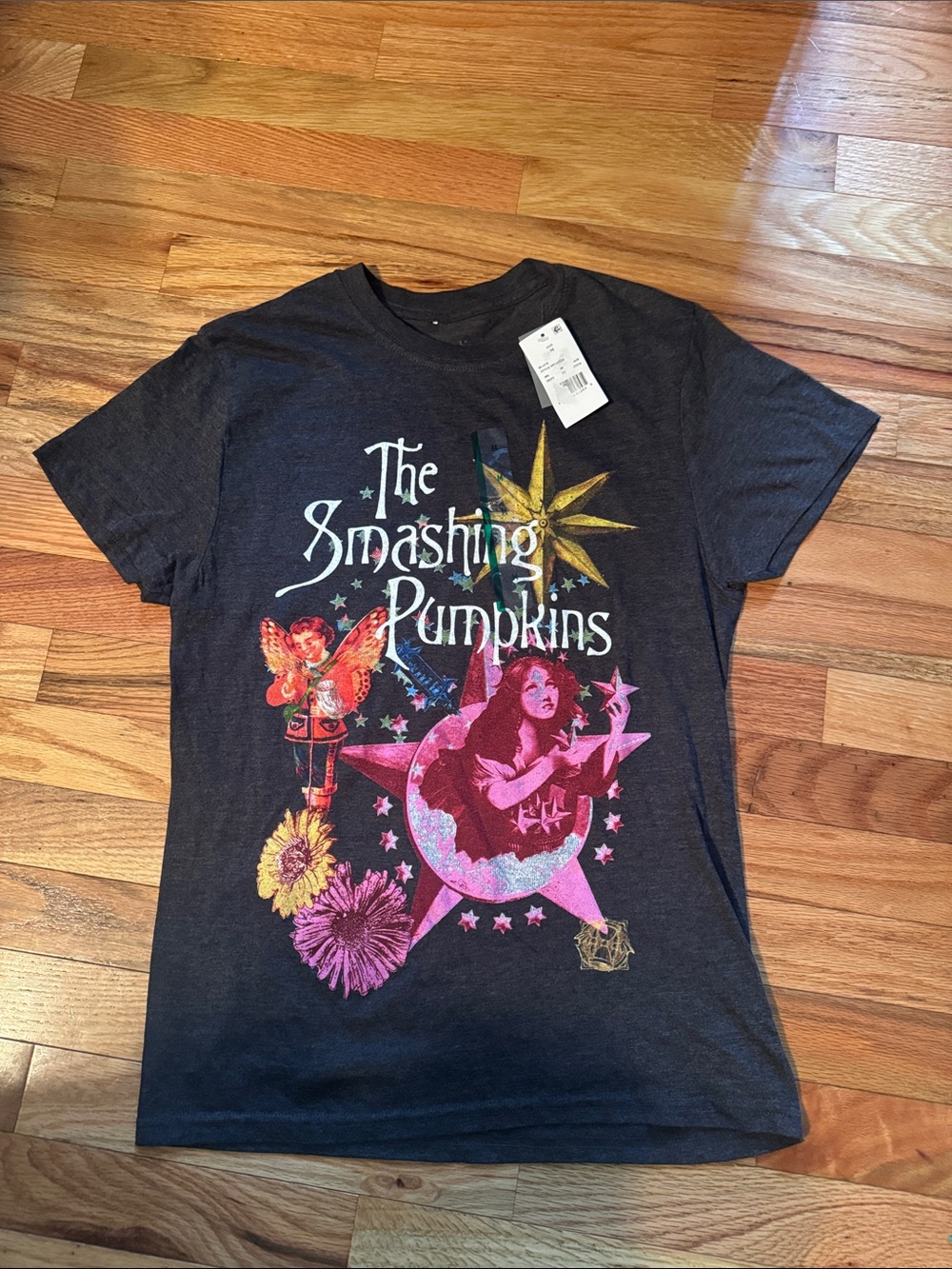 NWT The Smashing Pumpkins Graphic Tee - Charcoal Size Medium